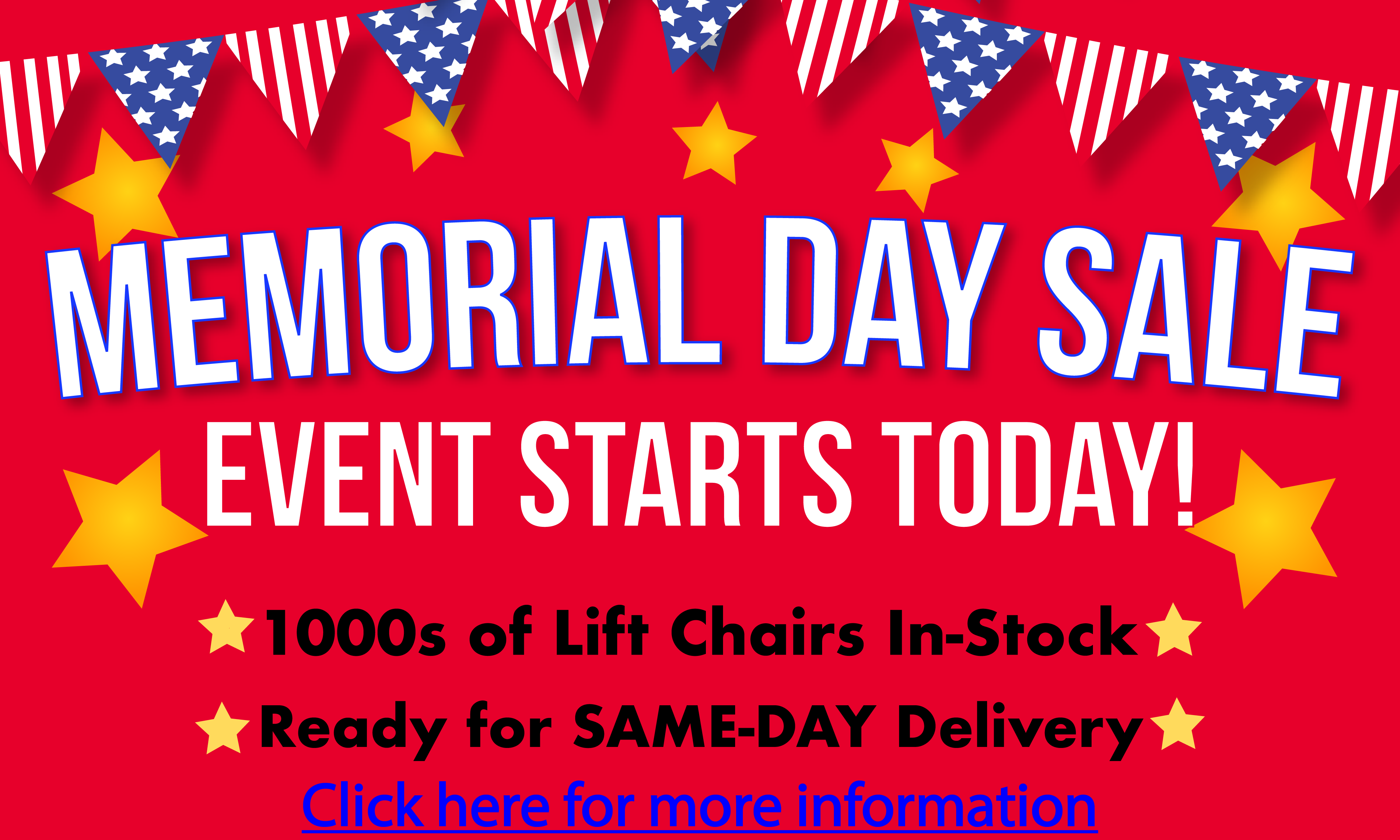 We have 1000s of lift chairs in stock and ready to deliver in Citrus County, FL!